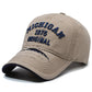 MICHIGAN Embroidered Ripped Colorblock Cap Hat