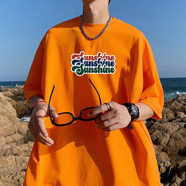 NOVAROPA™ Sunshine Beach Print Cotton Tee