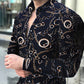 Casual Long-sleeved Printed Shirt
