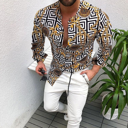 Casual Printed Vacation Shirt