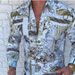Casual Print Resort Style Shirt