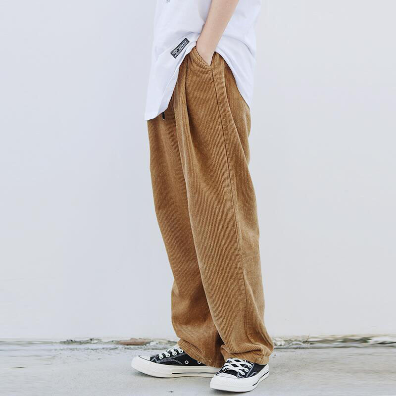 Casual Solid Color Loose Casual Pants