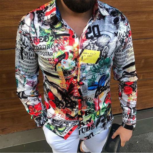 Casual Printed Vacation Shirt