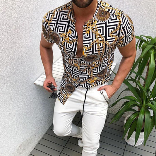 Casual Printed Vacation Shirt