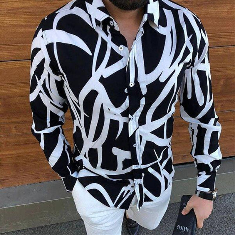 Casual Print Resort Style Shirt