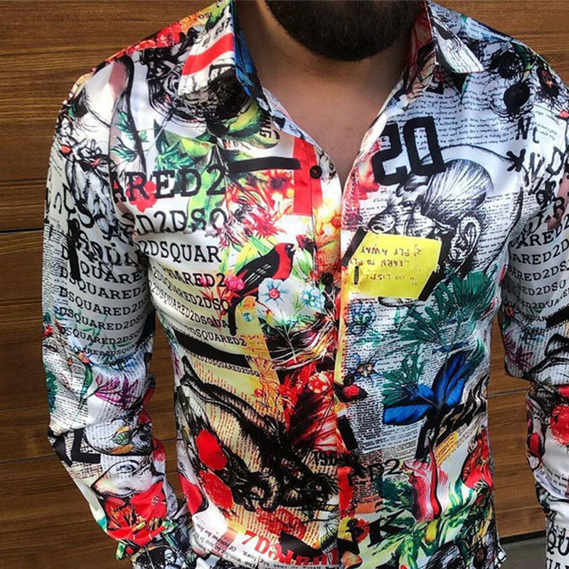 Casual Printed Vacation Shirt