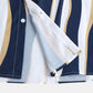 Men's Irregular Stripe Printed Polo Shirt