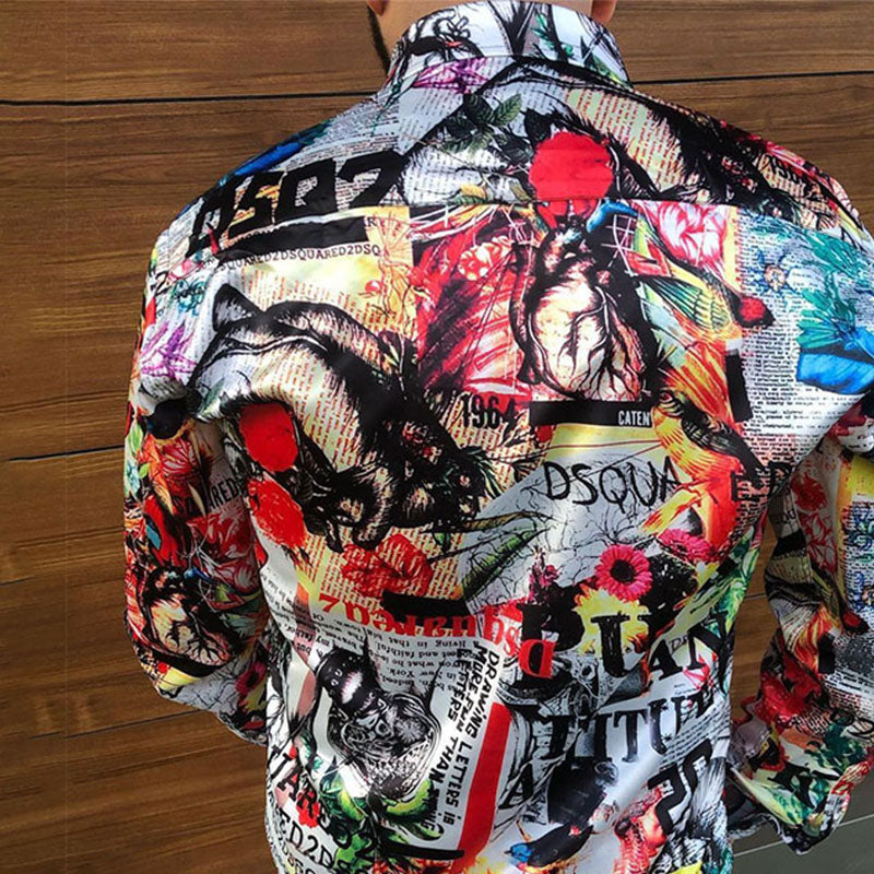 Casual Printed Vacation Shirt