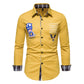 Casual Solid Color Printed Shirt