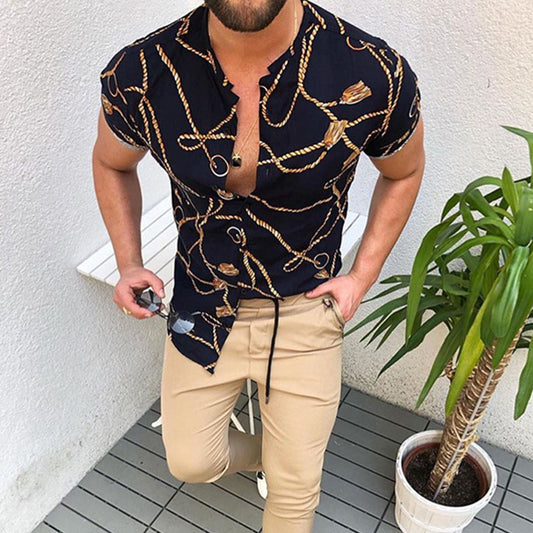 Casual Printed Vacation Shirt