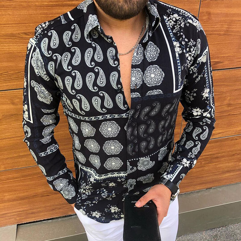 Casual Printed Vacation Shirt