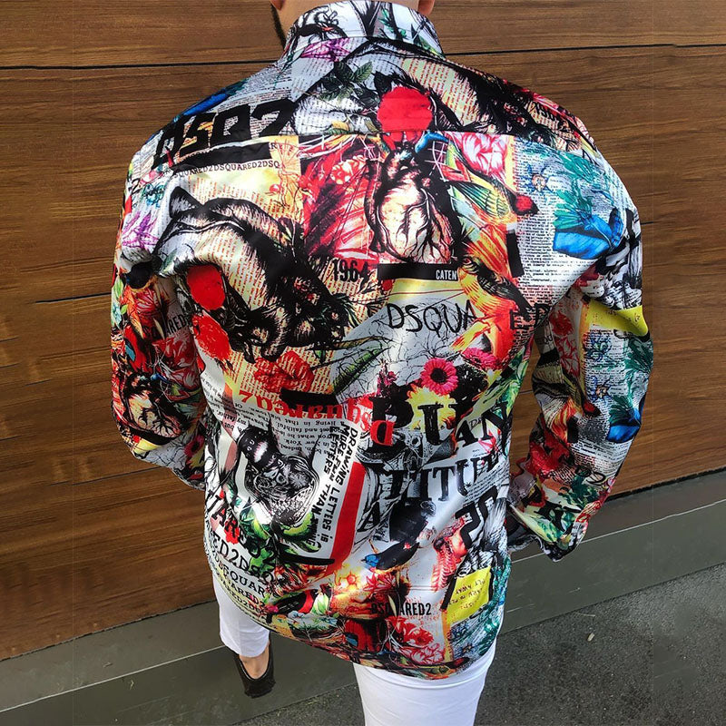 Casual Printed Vacation Shirt