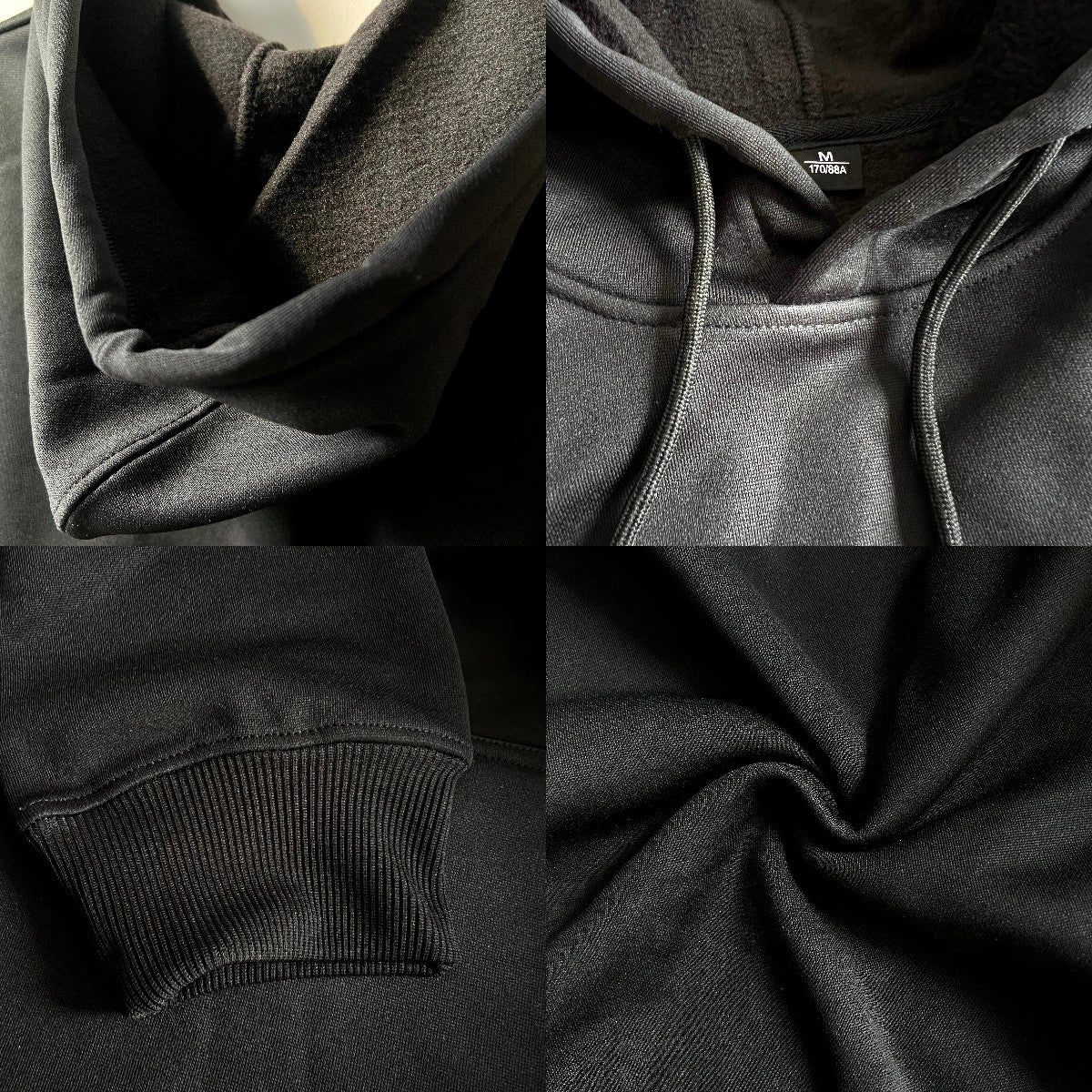 Loose Hooded Simple Long Sleeve Men's Sweatshirt