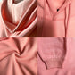 Sun Graphic Print Men's Pink Oversize Hoodie 320g