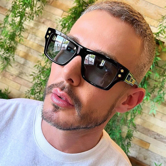 Large Frame Casual Trend Steampunk Men's Sunglasses