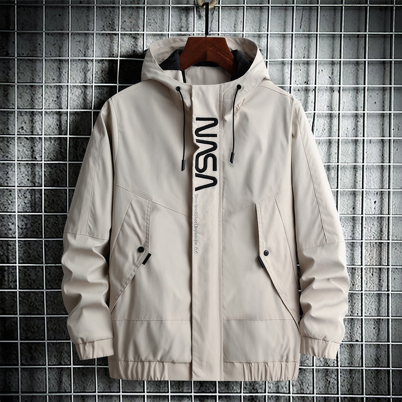 Fleece Lined Windbreaker Jacket (Sizes M-7XL )