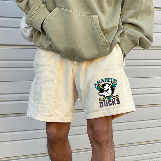 Mighty Ducks Men's Streetwear Casual Shorts