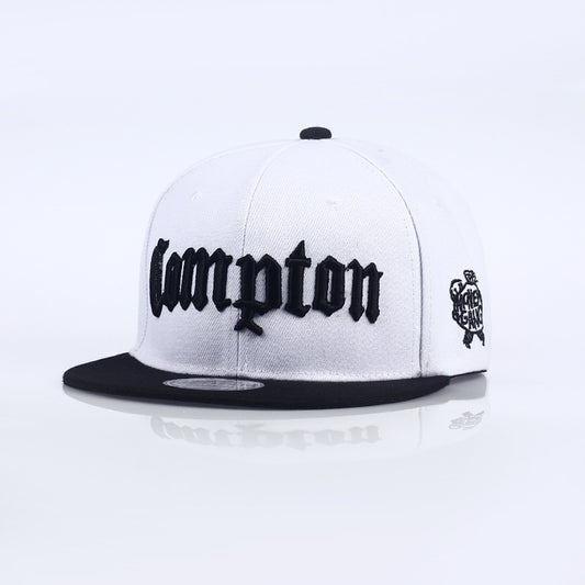 Compton Snapback Letter Embroidered Street Style Casual Cap