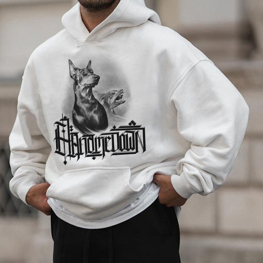 Graphic Print Casual Men's Hoodie Sweatshirt