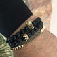 Black Frosted Men's Personality Trend Jewelry