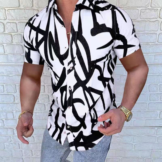 Men's Short Sleeve Button Down Shirt