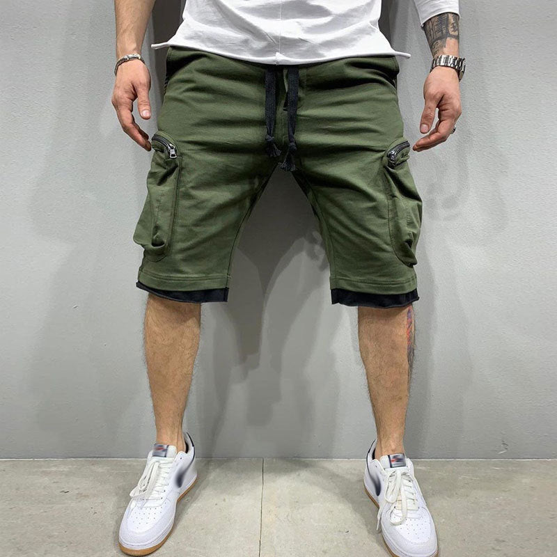 Sports Cropped Pants Multi-pocket Casual Cargo Shorts