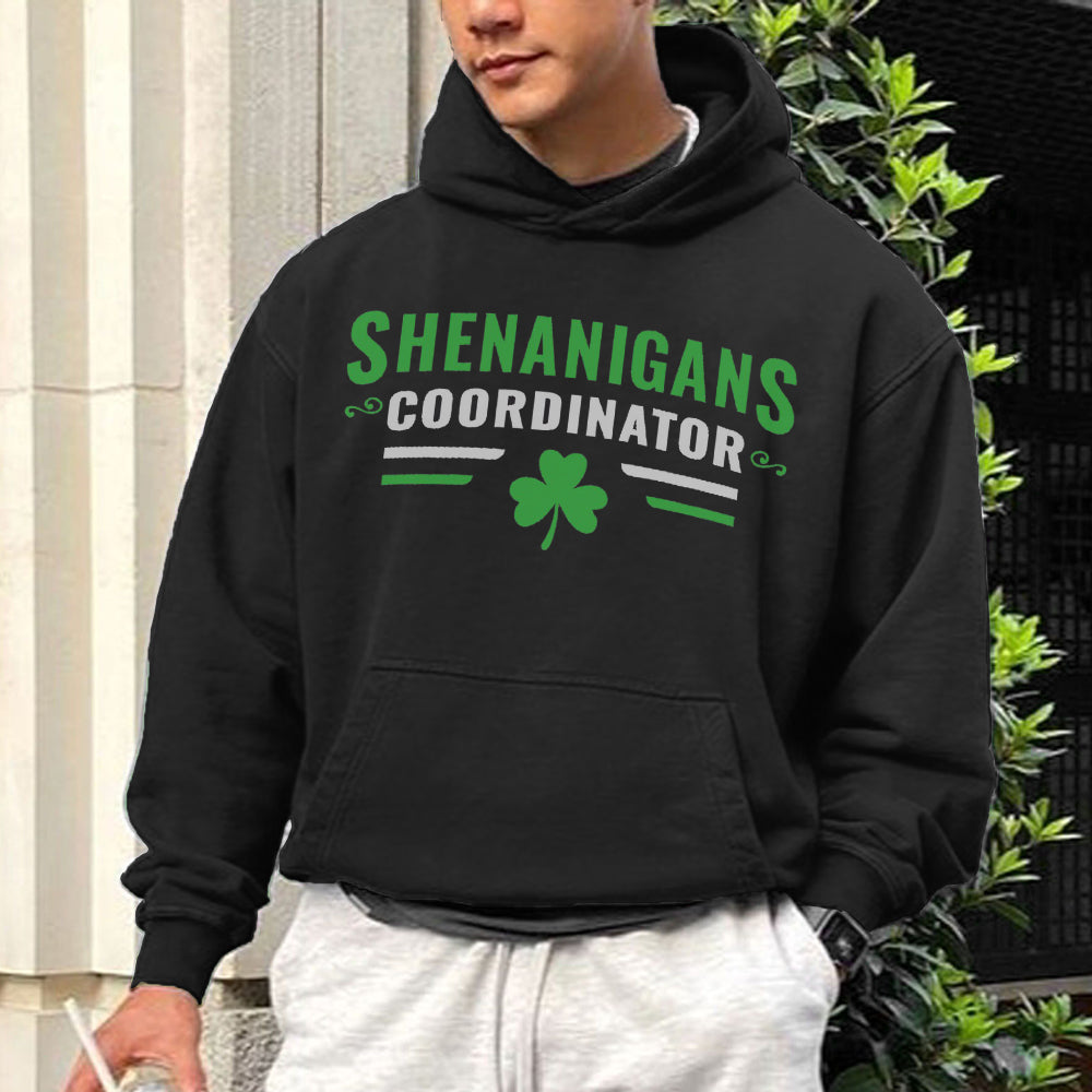 Shenanigans Coordinator Men's Fleeced Hoodies