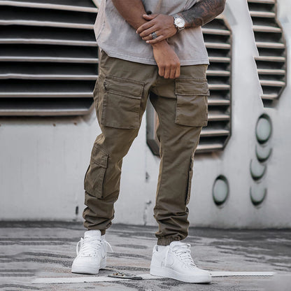 Fashion Casual Pocket Slim Fit Athleisure Cargo Pants