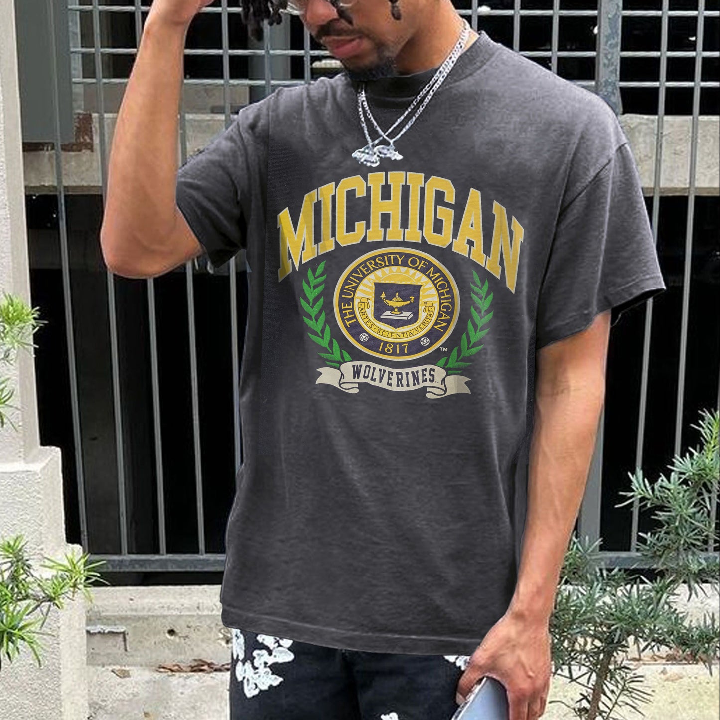 The University of Michigan Men's Casual Summer T-Shirt