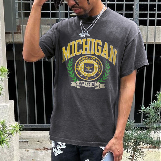 The University of Michigan Men's Casual Summer T-Shirt