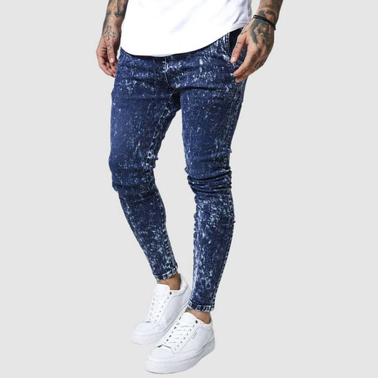 Ripped denim chinos