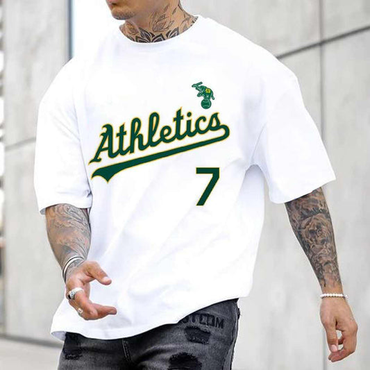 Oakland Athletics Men's Fashion Summer T-Shirts