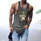 Monday Alphabet Graphic Print Men's Tank Top