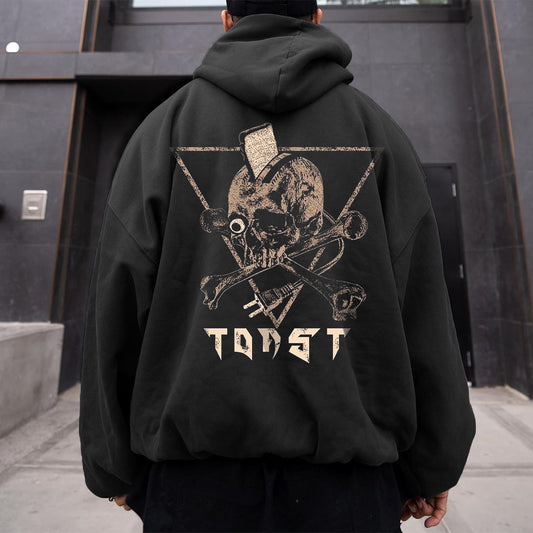 Skull Graphic Print Casual Men's Hoodie Sweatshirt