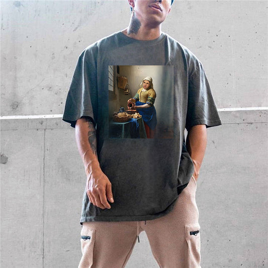 NOVAROPA™  Spoof Art Creative Print Men's T-Shirt