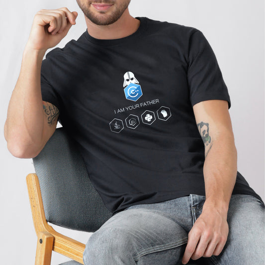 Geek Programmer C++ Star Wars Short Sleeve Men's Loose T-Shirt