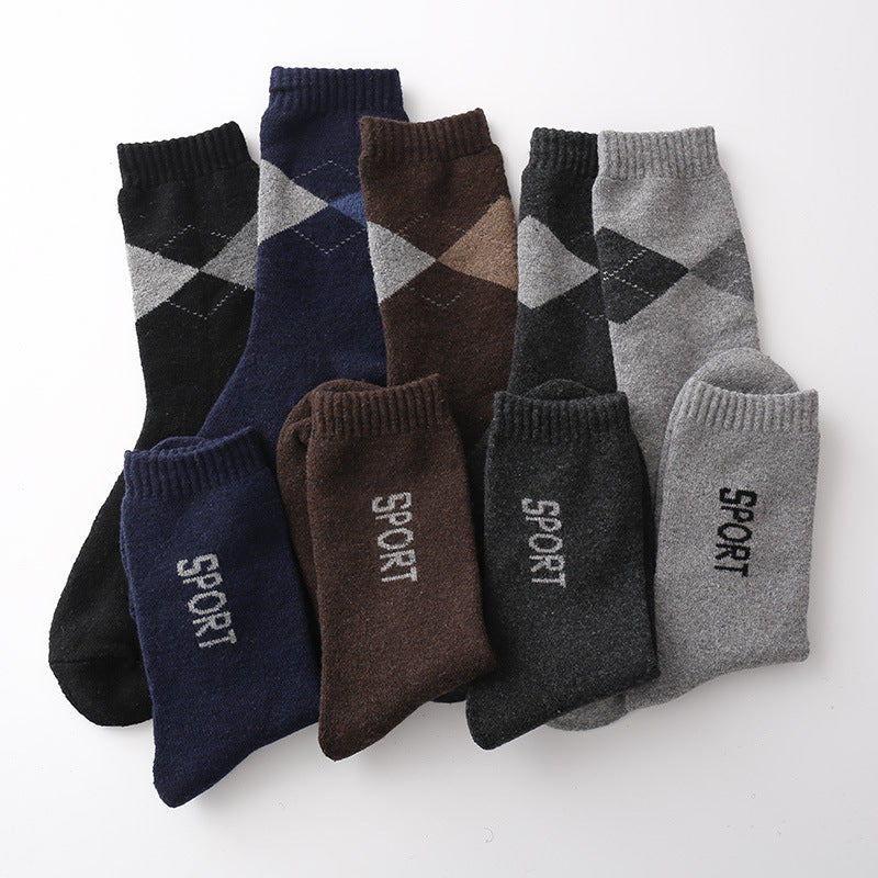 Men's 5-Pairs Crew Socks