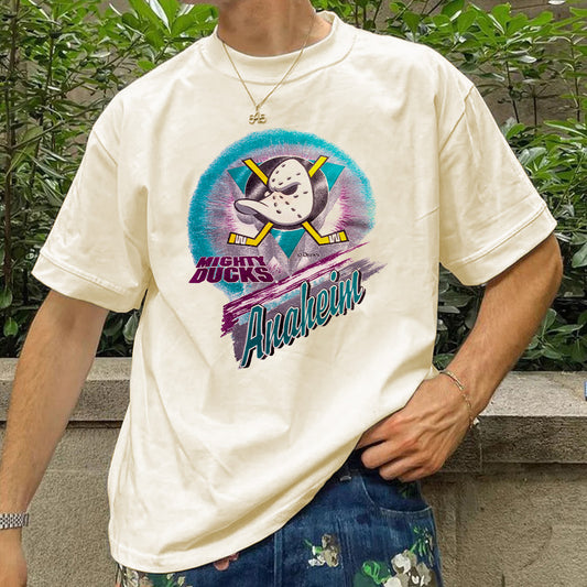Mighty Ducks Men's Funny Basic T-Shirts