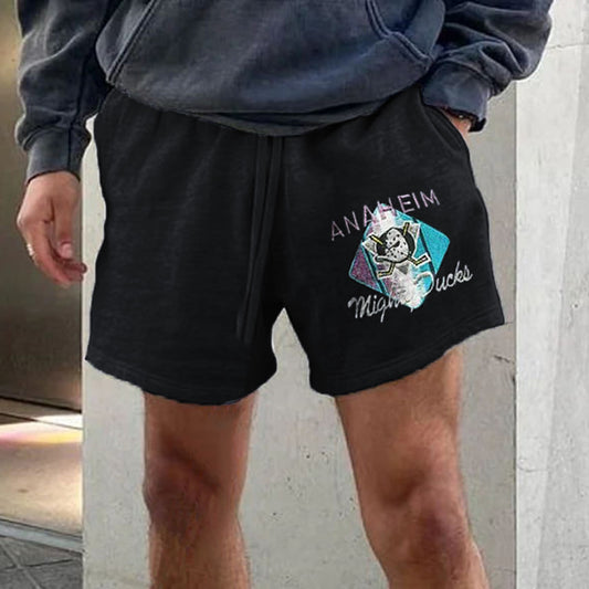 Mighty Ducks Men's Summer Drawstring Shorts