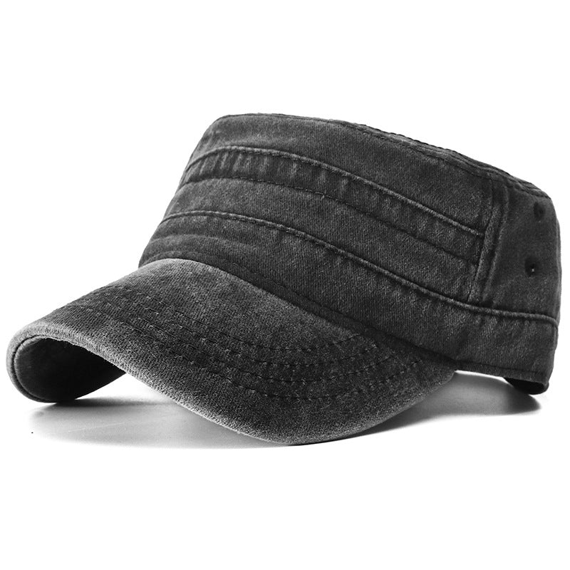 Vintage Distressed Denim Cap