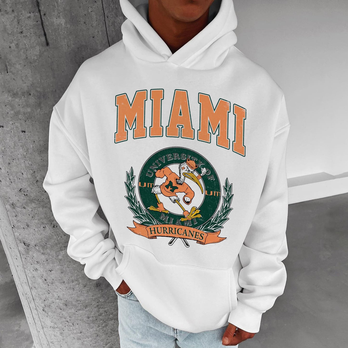 Miami Hurricanes Men's Casual Hoodies