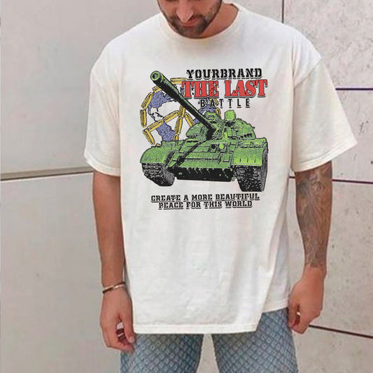 Tank Graphic Print Men's T-Shirt
