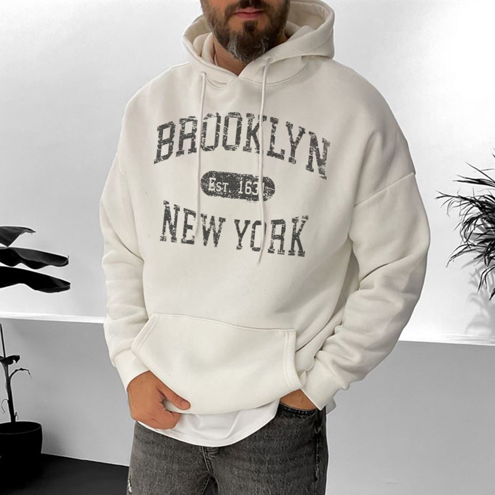 Brooklyn Men's Casual Streestwear Hoodies