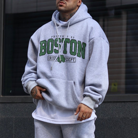 Boston Men's Loose Fit Hoodies