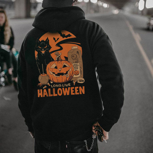 Halloween Graphic Print Men's Sweatshirt