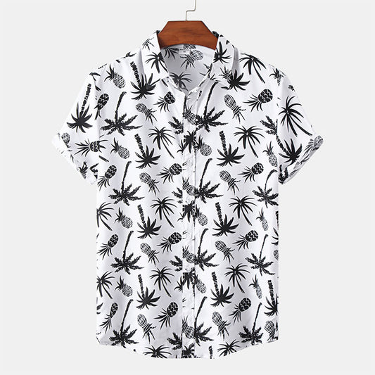 Casual Vacation Print Shirt