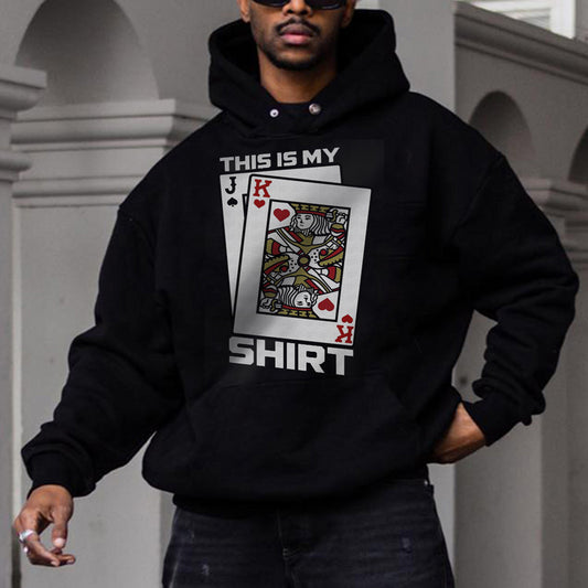 Graphic Print Casual Men's Hoodie Sweatshirt