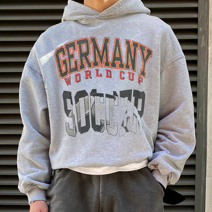 Germany World Cup Soccer Men's Fleece Hoodie 320g