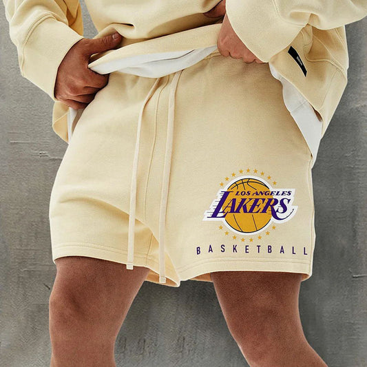 Lakers Men's Sports Casual Shorts