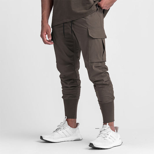 Men's Retro Tight Casual Sweatpants with Pockets